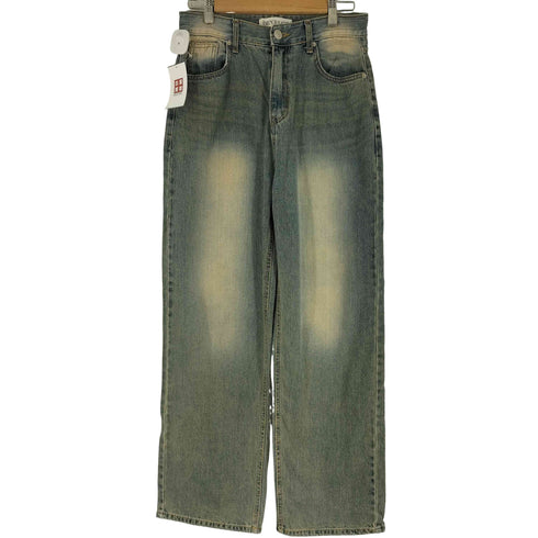 DEVELOP ライトブルー ワイドレッグデニム メンズ  M